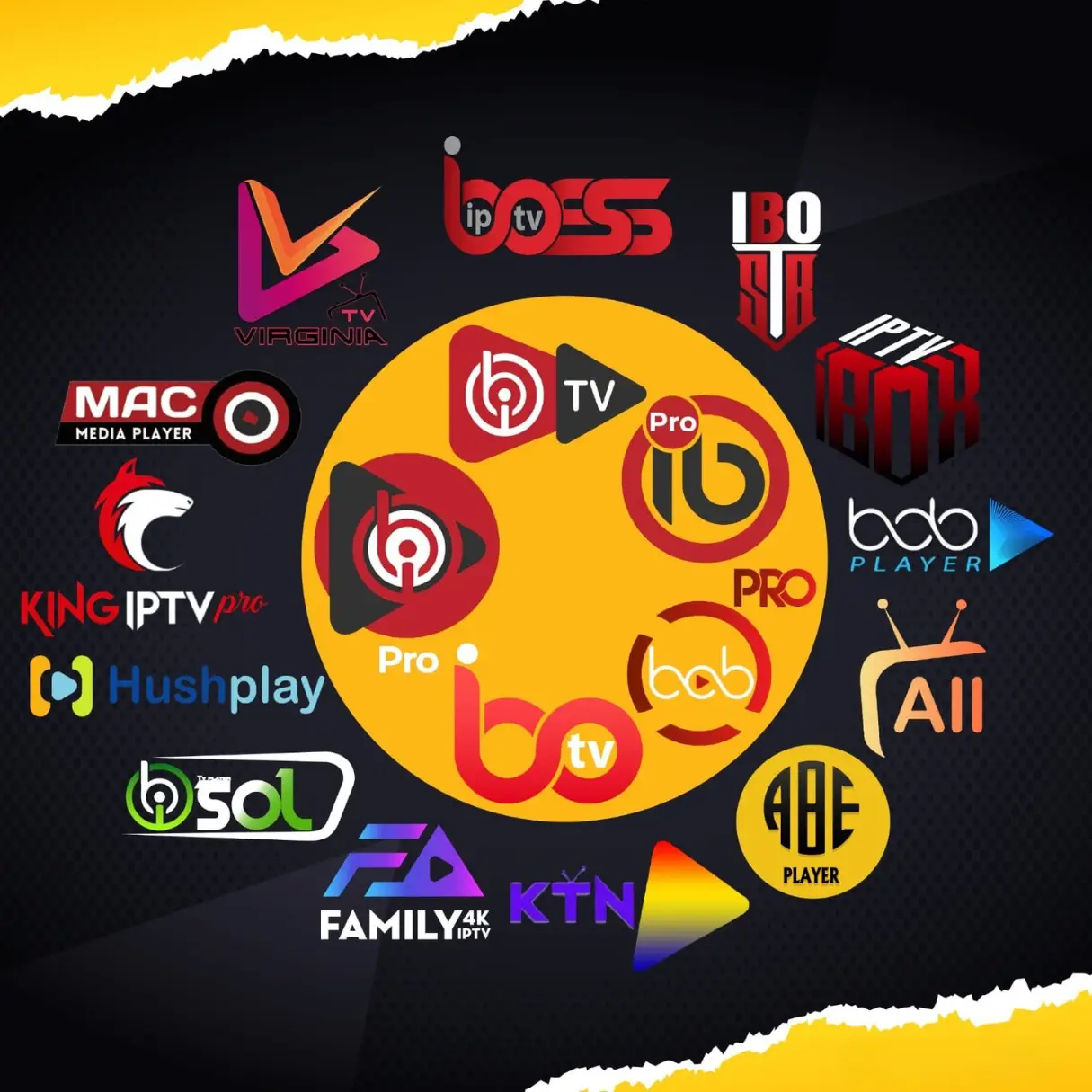 IPTV PLAYERS افضل مشغلات iptv bob player ora player ibo player smarters pro