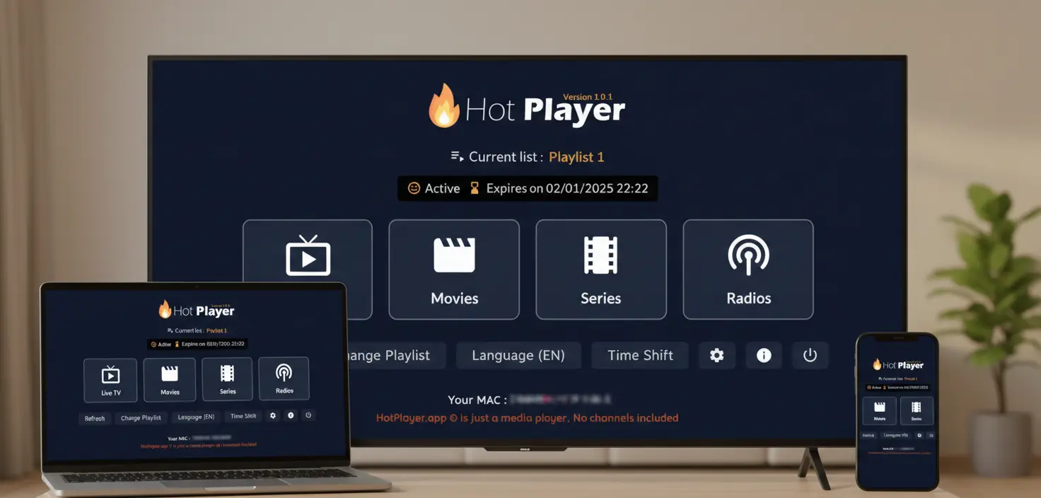 اشتراك HOT PLAYER رقم 1 عالميا اشتراك iptv اشتراكات IPTV IPTV EGYPT